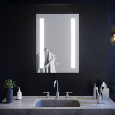 LED ILLUMINATED BATHROOM MIRROR CABINET, 500 X 700MM