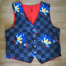 Novedad Abrigo Cintura Sonic the Hedgehog 40 Pulgadas Pecho Aprox
