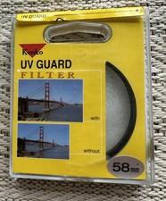Kenko 58mm UV Multi-Coated Optical Glass Filter - Made in Japan NEW, SEALED