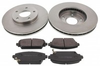 Mapco Bremsensatz Scheibenbremse 47527 FüR Nissan P12 Lucas Tino Primera V10 Dci