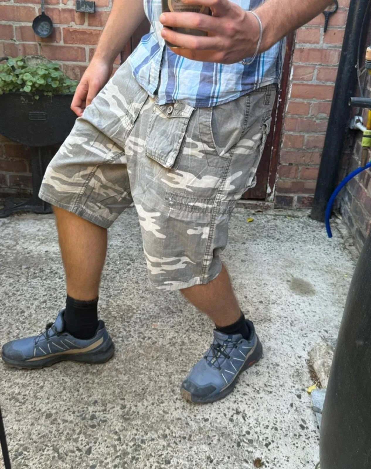 Vintage Y2K Baggy Camo W36 Field Utility Combat Cargo Shorts
Opens in a new window or tab