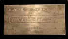 Rare Awesome Vintage Engelhard 100 Ounce Oz .999 Pure Fine Silver Bullion Bar!!
