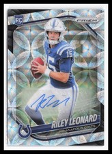 2025 Panini Prizm Choice Autographs #342 Riley Leonard #34/100 Colts RC SP TP