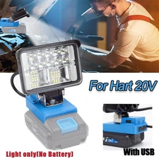 New LED Work light for Hart 20V Battery Portable FloodLight Flashlight-Tool Only