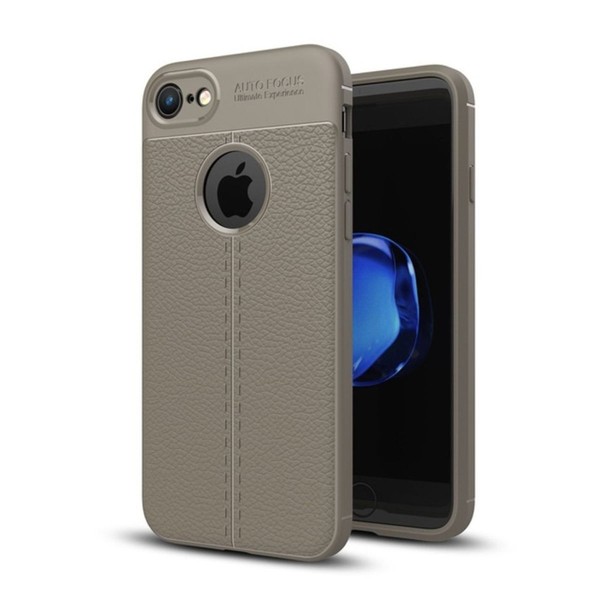 Apple Iphone 7 Handy HüLle Schutz Case Back Cover Silikon Bumper Ultra Slim Grau-image