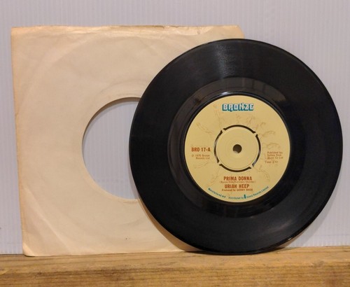 Uriah Heep - Prima Donna / Shout It Out - VG+ 1975 7" Vinyl Single 45rpm Record - Picture 14 of 14