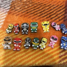 SET of 14 Shoe Charms for Crocs POWER RANGERS Kim Triny Jason Zack Billy Tommy