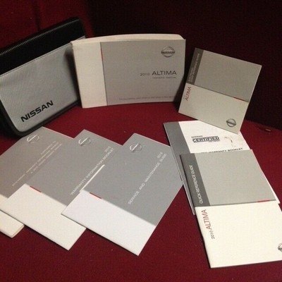 2010 Nissan Altima Owners Manual with warranty and reference guide and