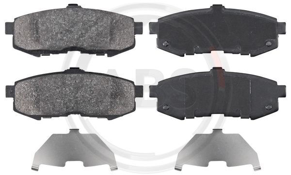 37569 A.B.S. Brake Pad Set, disc brake for MAZDA