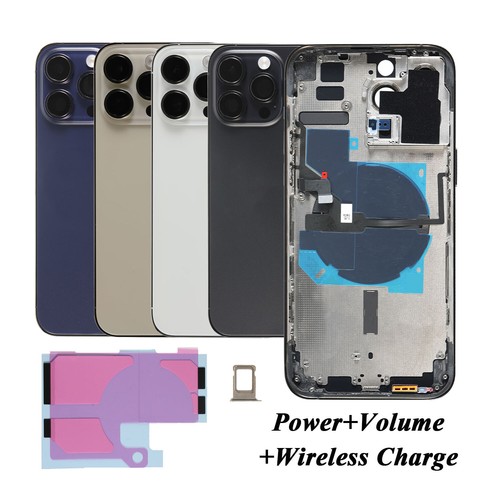 Lot coque arrière vitre cache batterie arrière pour iPhone 11 12 Mini 13 14 Pro Max - Photo 39 sur 40