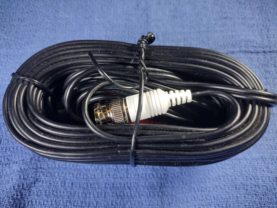 50ft Extension Video DC BNC Power Cable for Security Camera System - Image 2 of 4