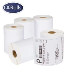 100 Roll 4x6 Direct Thermal Shipping Labels 220/Roll 1744907 Compatible DYMO 4XL