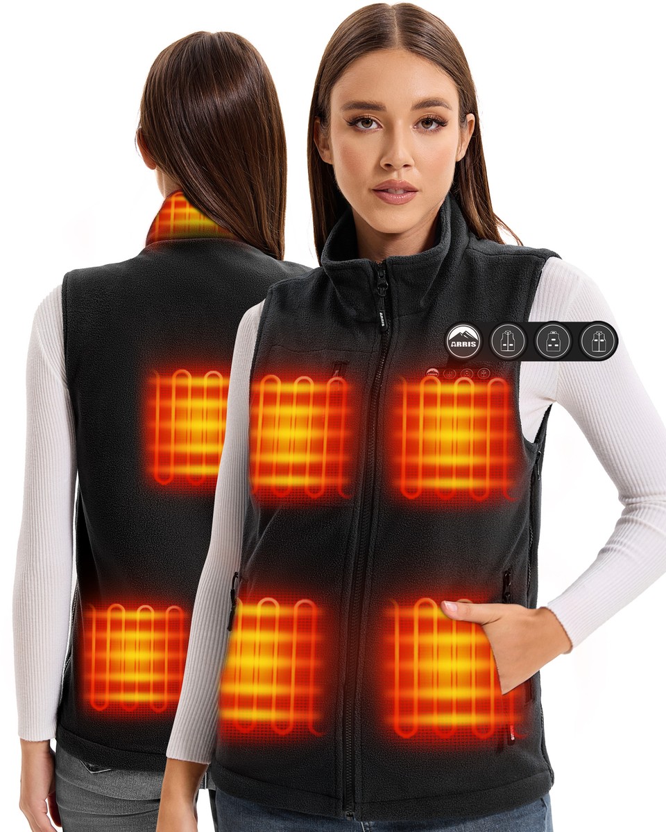 Arris Rechargeable Battery Heated Winter Warm Vest ARRIS Womens