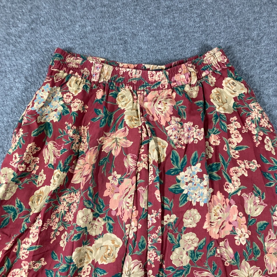 Falda Floral Liz Sport Cottage De Colección Para Mujer Talla Grande L Roja Inglés Country Foto 2 de 4
