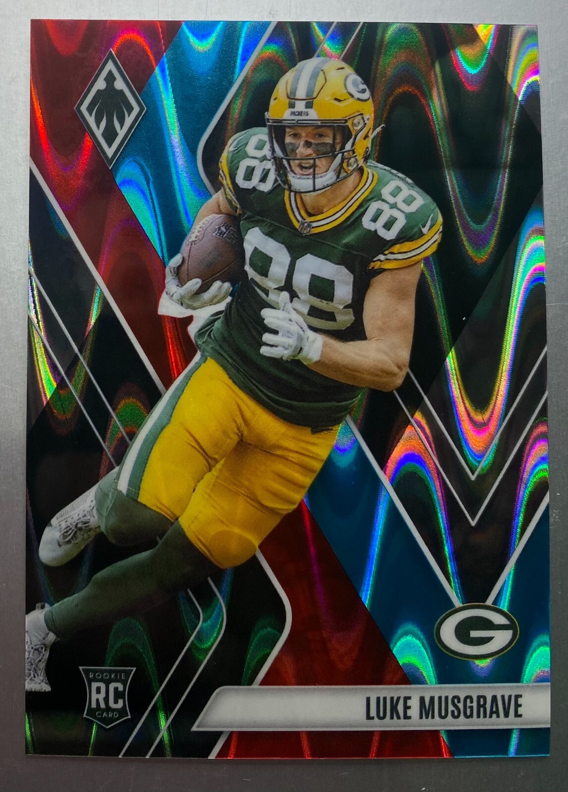 2023 Phoenix Luke Musgrave /50 Fire & Ice Seismic Rookie RC Packers #160