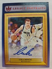 LUKA DONCIC 2021-22 COURT KINGS BASKETBALL LEGACY PORTRAITS RUBY AUTO /49 *READ