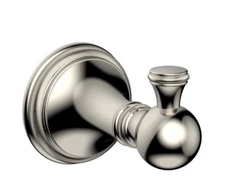 Phylrich 208-76/014 Coined Wall Mount Single Robe Hook In Polished Nickel 