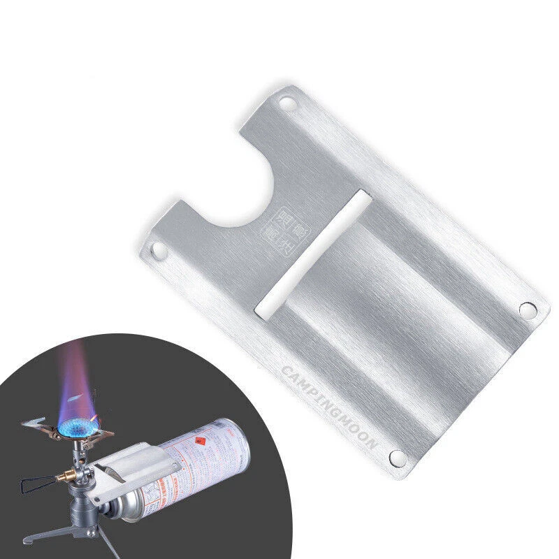 Outdoor Camping Stove Heat Shield Furnace Stainless Steel Insulation Board  | eBay
