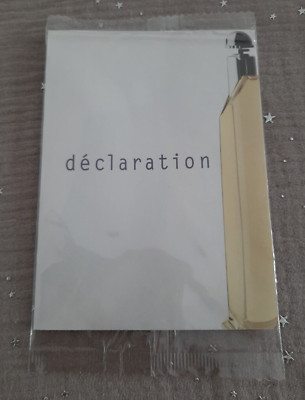 Carte Parfumée - Parfum Card. Cartier - Erklärung im Blister