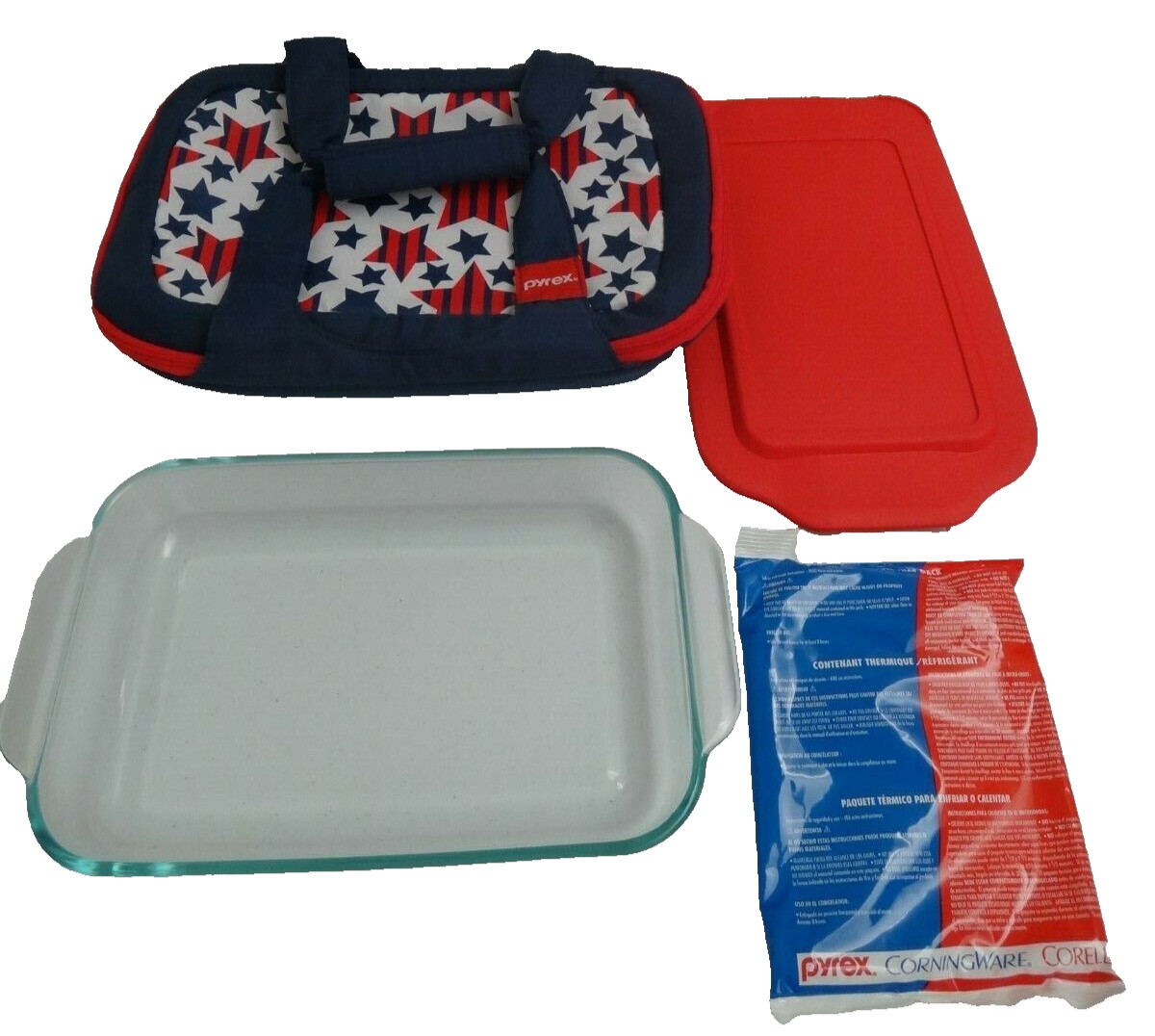 PYREX American Patriotic Thermal Insulated Casserole Carrier