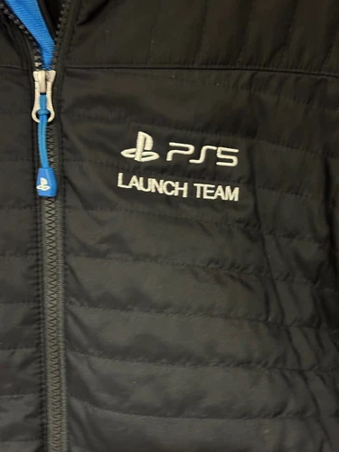 PLAYSTATION Men's RARE 25th Anniversary PS5 Launch Team Jacket Puffer Pre-Owned image 2