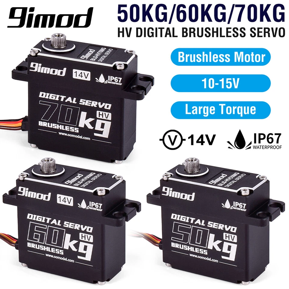 9IMOD 50kg 70kg Brushless High Torque Metal Gear Digital Servo für 1/10 RC Crawler Car