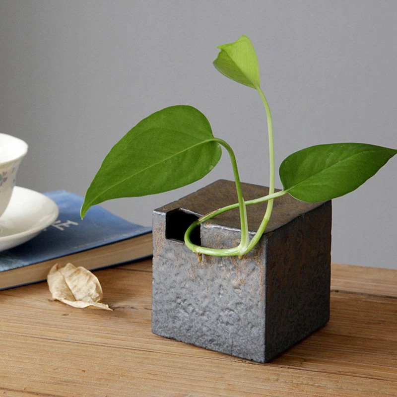 Japanese Style Ikebana Ceramic Vases Zen Decoration Planters Flowerppot Garden