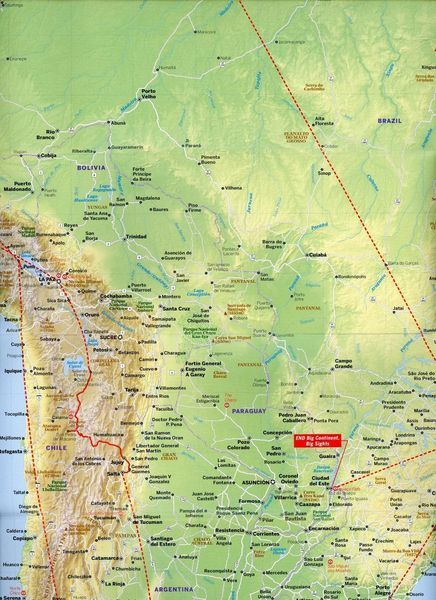 Thumbnail - Lonely Planet South America Planning Map