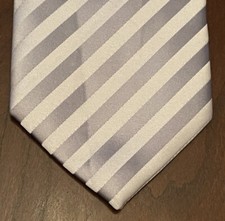 Puccini Gray Hand Made 100 Microfiber Men  s Neck Tie Made In China
