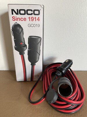 NOCO GC019 - 12 Volt Plug 12-Foot Extension Cable