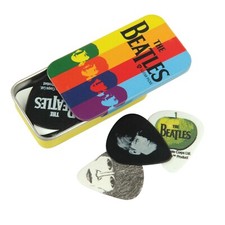 D'Addario The Beatles Stripes Guitar Pick Tin - 15-pack of medium picks