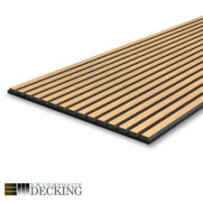 Acoustic Wood Panelling 2400x600mm | Internal | 3d Slatted | Living Room