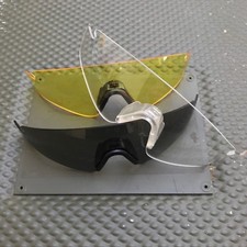 UK British Army Revision Sawfly Safety Glasses Lens, Regular,Smoke, Yellow,Clear