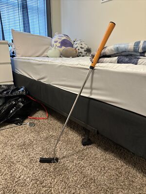 Piretti Matera Putter With Headcover - 303 SS Black/Orange