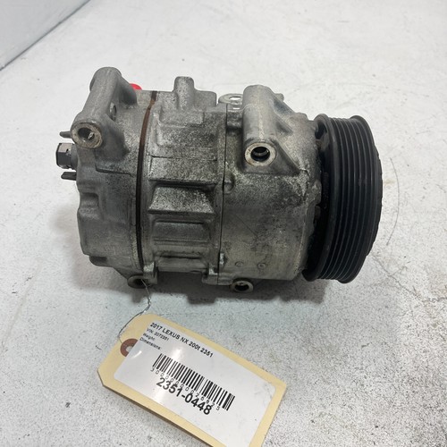 2015 - 2021 LEXUS NX200t NX300 2.0L AC AIR CONDITIONING COMPRESSOR & CLUTCH OEM - Picture 16 of 17