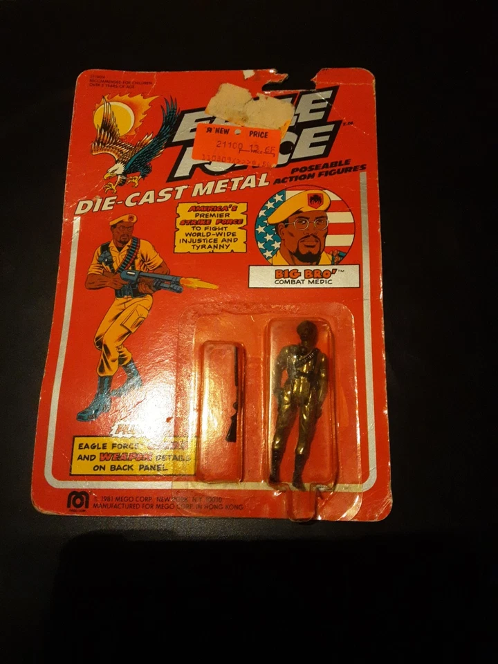 Lote de figuras de metal fundido Eagle Force MEGO 1981 Foto 2 de 4
