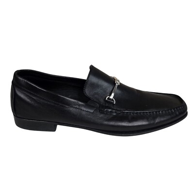 Bruno Magli Black Leather Bit-Detail Loafers PASQUALE BIT loafer – Bruno Magli main image 4
