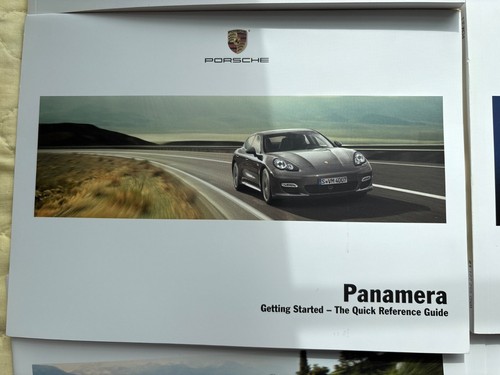 Porsche Panamera 2013 Owners Manual Set Hybrid Supplement Quick Reference Guide - Picture 4 of 12