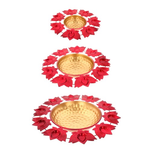 Tazón Urli Diwali Diya Soporte Flotante Flor Té Luz Vela Decoración India Lotus - Imagen 19 de 48