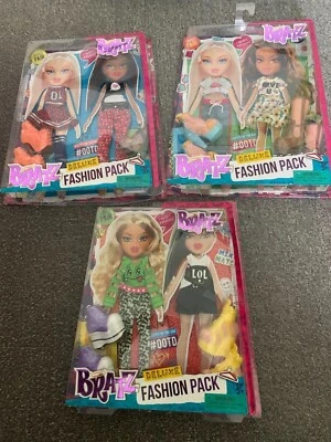 MGA ENTERTAINMENT Brandneu in Verpackung Bratz Deluxe Fashion Pack #OOTD - 2 Outfits pro Set - 3 Sets zur Auswahl