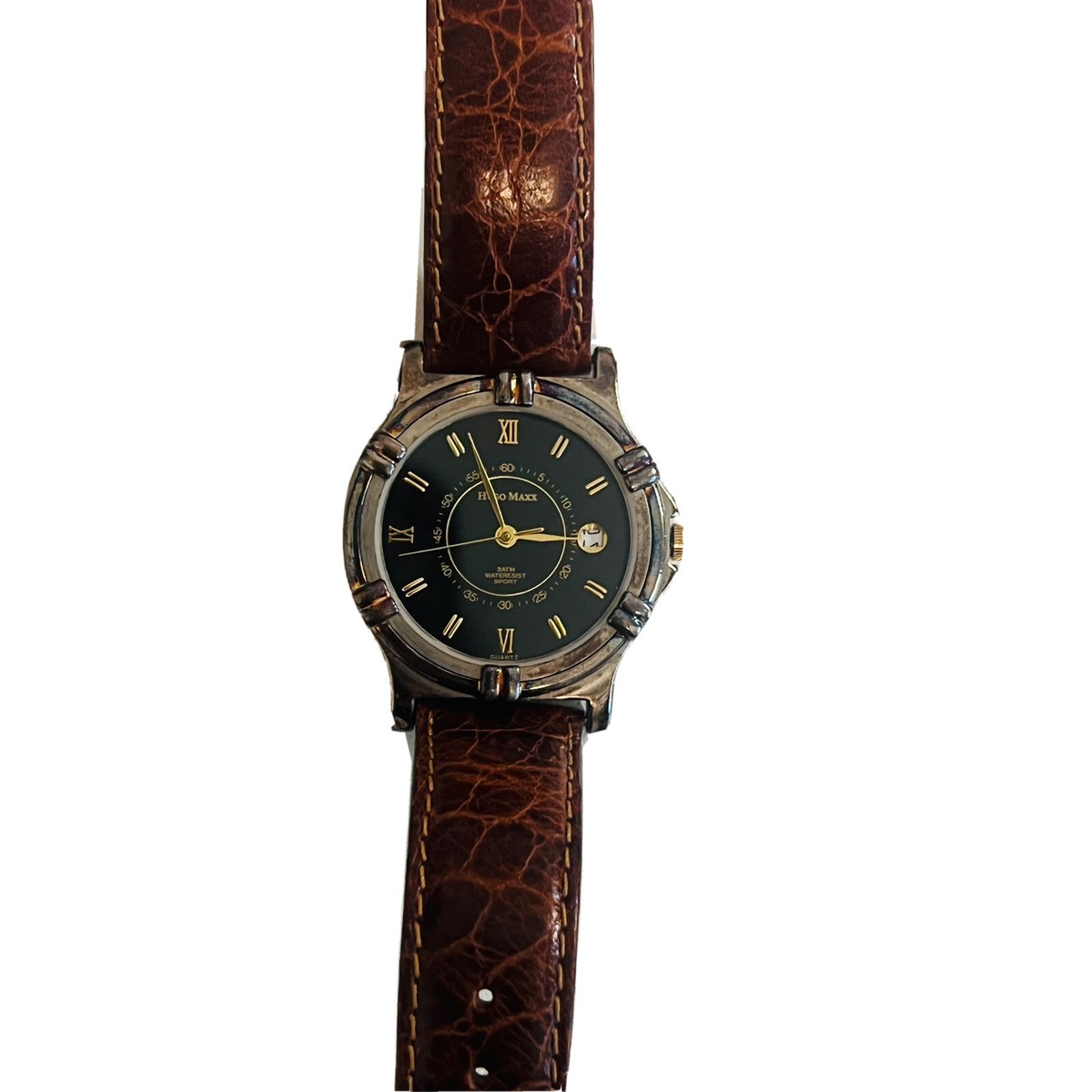 Hugo Maxx Eurodesign Water Shock Resistant 18k Gold Plated