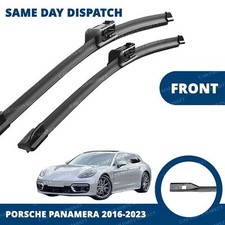 Front Windscreen 24" 21" Aero Wiper Blades Pair for Porsche Panamera 16-24