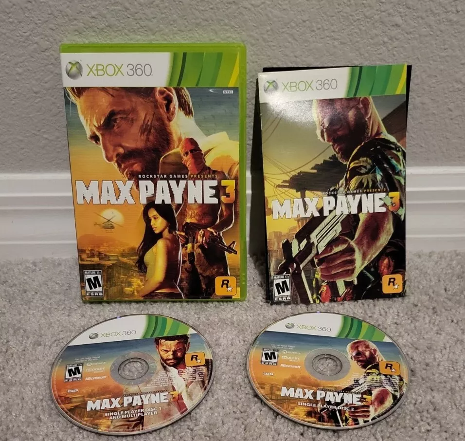 Versão Xbox 360 de Max Payne 3 vem em dois DVDs