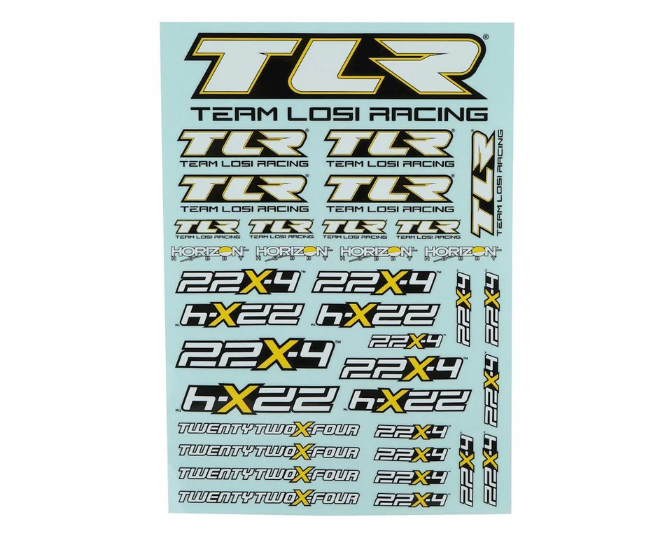 Team Losi Racing 22X-4 Body & Wing (Clear) (Ultra Lighweight) [TLR230017] - Image 2 of 3