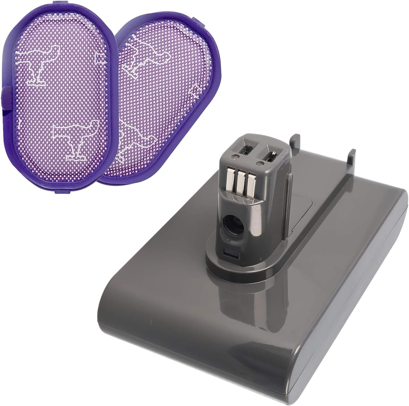 Upgraded 7.0h 22.2V DC35 Type A Replacement Battery for Dyson Vacuums  