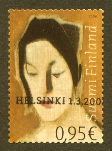 Finland Scott# 1257, 2006, Fortune Teller Painting, VF Cancelled, SCV: $1.50