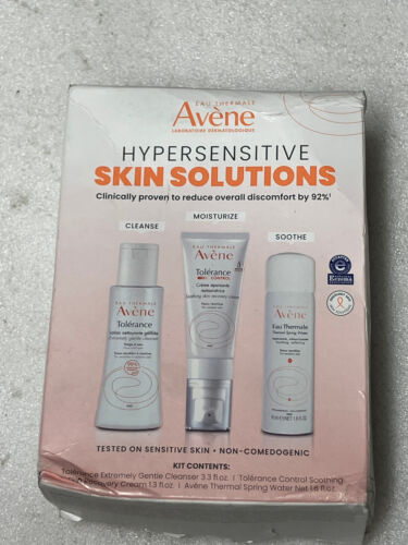 Avene Hypersensitive Skin Solutions Cleanse, Moisturize & Soothe Kit