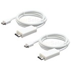 White Mini DisplayPort Male Monitor/AV AV Adapters/Converters