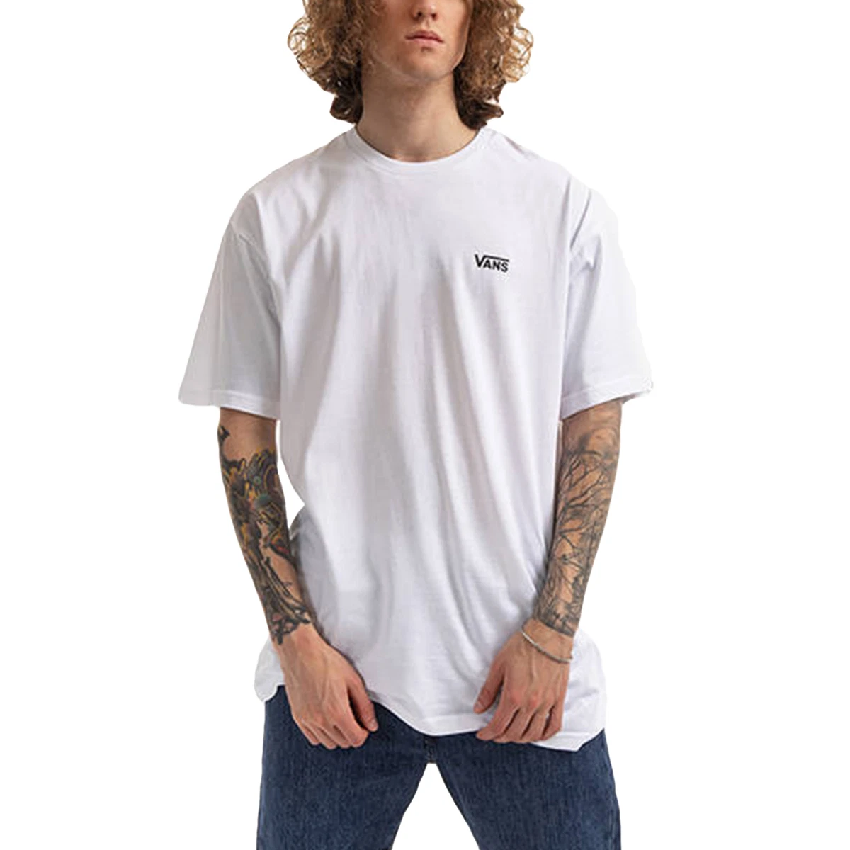 T shirt cheap vans bianca