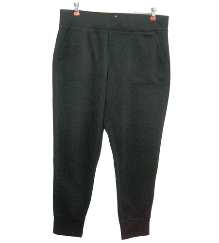 GAIAM Women's (Size Medium) Solid Black Jogger Pants 2 Pockets Fitness Yoga - Picture 3 of 4